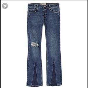 Free People Jeans - FREE PEOPLE Color Block Crop Jeans Free People Jeans - FREE PEOPLE Color Block Crop Jeans